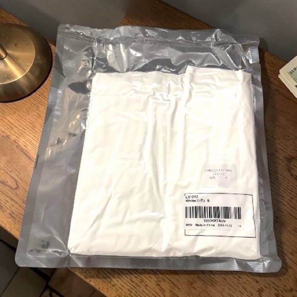 LILLUSORY Women’s White Spaghetti Strap Double-Lined Bodycon Maxi Dress – Size S - Picture 13 of 13